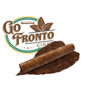 Go fronto brand for Leaf Grabba (dark of natural).