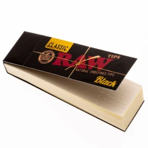 Raw Black Rolling Paper |Tips