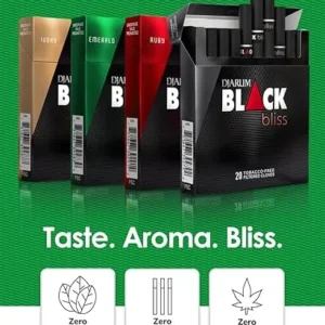 Djarum Bliss Tobacco and Nicotine free cartons.