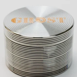 Ghost Aluminum Grinders | 4 part - Silver