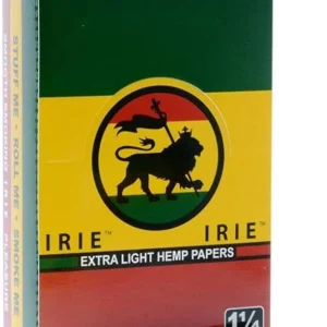 Irie Extra Light Hemp Rolling Papers 1 1/4 – Box