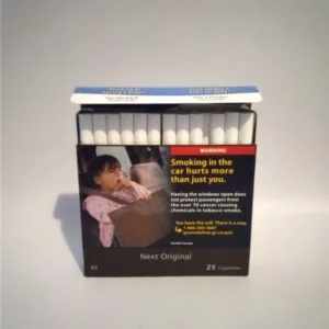 Next Original Cigarettes King Size 25 Pack packaging.