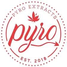 Pyro Extracts company logo for vape products.