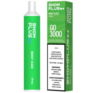SnowPlus Go 3000 Disposable Vape: Mint Iced