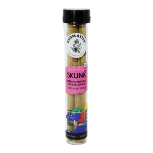 Budmaster Terpene Infused Herbal Cones - Skunk (Glass Tube)