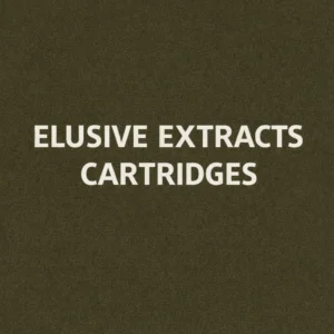 Elusive Extracts vape cartridges.