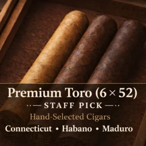 Premium toro cigar 6x52 staff pick